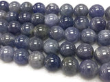 Tanzanite Round Beads 12 mm Size - Length 40 cm Good Quality Beads - Tanzanite Beads