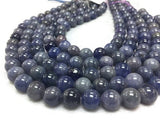 Tanzanite Round 10 MM Beads  - Length 40 cm Good Quality Beads - Tanzanite Beads