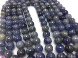 Tanzanite Round 10 MM Beads - Length 40 cm Good Quality Beads - Tanzanite Beads