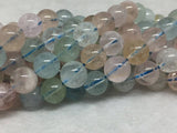 1/2 Strand AAA Quality 8mm Aquamarine & Morganite Smooth Round beads, Perfect Round Beads- Length 20 cm- Aquamarine Beads- Morganite Beads