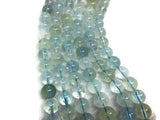 AAA Quality 6mm Aquamarine Smooth Round beads, Perfect Round Beads- Wholesale Price- Length 40 cm- Blue Aquamarine Beads