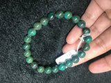 8MM Chrysocolla Smooth Round beads bracelet Length 7.5" natural chrysocolla code #6 , No treatment. weight 24GM