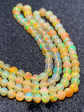 Ethiopian Opal Round 3-6M Beads,16 Inches Strand,Superb Quality,Natural Ethiopian Opal round beads , code #4 Precious gemstone, lots of fire