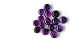 8MM Natural Amethyst Cabs, Pack of 8 Piece , Good Quality cabochon , African Amethyst cabochon