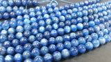 8mm Kyanite Round Beads, AAA Quality natural Kyanite in 40 Cm Length , Kyanite gemstone beads .
