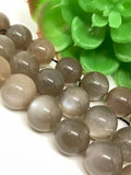 Moonstone 8MM Half strand Round Beads , Rainbow Moonstone beads, Length 16" and AAA Quality,Perfect round with blue flash , length 16 Inch