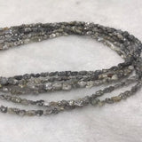 Grey Diamond Nuggets strand ,half strand length 8" Natural diamond nuggets , 30 carat strand , diamond beads in free form shape .