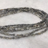 Grey Diamond Nuggets strand ,half strand length 17" Natural diamond nuggets , 30 carat strand , diamond beads in free form shape .