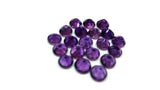 6mm Natural Amethyst Round cut stone , Pack of 5 piece, African Amethyst Round cabochon