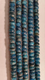 Neon Apatite faceted Rounde Beads 8mm Size- length 13.5 inch