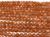 Sunstone Round Beads 6 mm AAAA Quality 40 cm Strand, Top Grade sunstone Round shape. natural sunstone with many flash