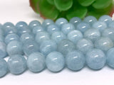 Aquamarine 12mm, Aquamarine Round AA Quality Perfect Round Beads- Wholesale Price- Length 40 cm- Blue Aquamarine Beads- Aqua Round Beads