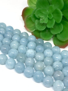 Aquamarine 12mm, Aquamarine Round AA Quality Perfect Round Beads- Wholesale Price- Length 40 cm- Blue Aquamarine Beads- Aqua Round Beads