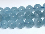 Aquamarine 14mm, Aquamarine Round AAA Quality Perfect Round Beads- Wholesale Price- Length 40 cm- Blue Aquamarine Beads- Aqua Round Beads