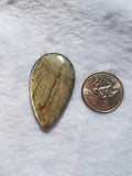 27x45MM Yellow Labradorite Smooth Cabochons , ,NATURAL Labradorite cabs .code 421-430