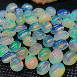 Ethiopian Opal 6x8MM (6-Pcs) Pack -Code #04- AAA Quality (3A Grade) Opal Cabochon - Ethiopian Opal Oval Cabochon