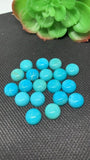 12 mm Natural Turquoise Cabs- Quality AAA- gemstone cabs Pack of 1 pc 100% natural turquoise- Turquoise Round Cabochon