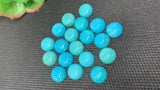 Turquoise 8 mm Natural Turquoise Cabs- Quality AAA- gemstone cabs Pack of 2 pc 100% natural turquoise- Turquoise Round Cabochon