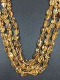 16" Strand, Citrine Smooth Nuggets 10x12mm to 12x16mm Size, Citrine Quartz Nugget , origin Brazil