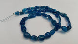 Neon Apatite Smooth Nugget 15" graduated , Rare Available Big size 5x10- 10x14mm , Tumble shape