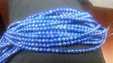 4.5-5 MM Natural Lapis Round beads, Good Quality , Not dyed,40cm Length. Lapis Lazuri round . AA Quality beads