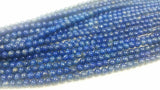 4.5-5 MM Natural Lapis Round beads, Good Quality , Not dyed,40cm Length. Lapis Lazuri round . AA Quality beads