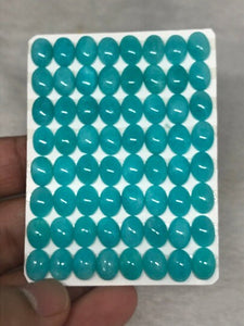 6X8MM Amazonite Smooth Oval Cabs, Top Quality Cabochon Pack of 2 Pc Good Color Amazonite gemstone cabs