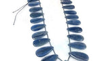 15X30mm Kyanite Smooth Pear Beads AAA Quality , Blue Kyanite top quality Rare Available- Kyanite Pear Beads, 16 Pieces