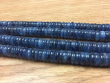 14MM Big Blue Kyanite Roundel Top Quality - Kyanite beads- Kyanite Rondelle AAA Quality , Dark Color , 40 cm Length