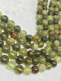 8MM Grossular Garnet Round strand,AAA Quality Round beads , Length of strand is 16" , Natural Gemstone from Madagascar