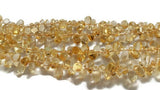 Citrine Smooth Drop Shape , Size 4X7 MM Length 15"