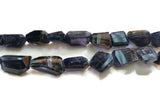 Big Iolite Faceted Nugget Shape, Top Quality in 12X18MM, Length 10"