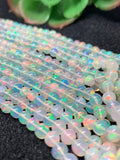 Ethiopian Opal Round 3-4M Beads,16 Inches Strand,Superb Quality,Natural Ethiopian Opal round beads ,code #12 Precious gemstone, lots of fire