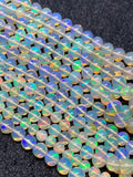 Ethiopian Opal Round 4-6M Beads,16 Inches Strand,Superb Quality,Natural Ethiopian Opal round beads , code #8 Precious gemstone, lots of fire