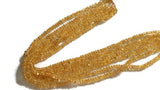 Citrine  Button Beads 4MM , Natural citrine from Brazil . Citrine smooth shape.