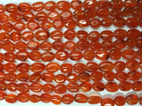 Pack Of 5 Strands, Carnalian Oval Beads, 7X9MM size, Carnalian Oval Shape 14" Strand