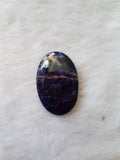 Sodalite Smooth Cabs ,Natural gemstone cabochon .Size 35X23 MM code 01 , Natural Gemstone cabs . Good Quality