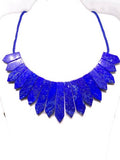 Lapis Necklace -CODE #24 -Lapis Square Shape Necklace- Lapis Fancy Necklace - Fancy Jewelry - Super Quality - Lapis Lazuli Necklace