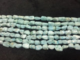 1/2 strand Larimar Nugget beads Size 8-10 mm, Length 20 cm Larimar Good Quality beads - Larimar Tumble Beads