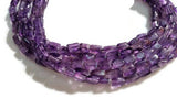 Amethyst Rectangular Smooth Beads 5X7MM , African Amethyst beads