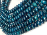 10 MM Neon Apatite Roundel Beads - 40 cm Length - Top Quality - 100% Natural Beads- Neon Apatite Rondelle Beads