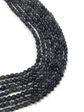 Iolite Smooth Round, 3mm , 3.5mm , 4mm, 14 Inch Strand