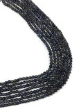 Iolite Smooth Round, 3mm , 3.5mm , 4mm, 14 Inch Strand