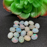 Ethiopian Opal 8X10 mm size Cabs Pack of 1 Pieces -Code #03- AA+ Quality (AAA Grade) Opal Cabochon - Ethiopian Opal Oval Cabochon