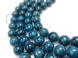 14 mm Neon Apatite Smooth Round, Perfect Round Beads- 40 cm Length -
