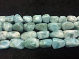 1/2 strand Larimar Nugget beads Size 12x16 to 12x18 mm, Length 20 cm Larimar Good Quality beads - Larimar Tumble Beads