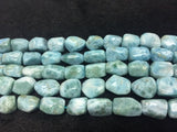 1/2 strand Larimar Nugget beads Size 13x16 to 13x20 mm, Length 20 cm Larimar Good Quality beads - Larimar Tumble Beads