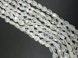Rainbow Moonstone Faceted Oval, 5x7mm size, 14 Inch Strand, Quality AA . Rainbow Moonstone faceted shape
