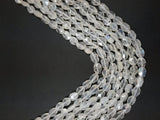 Rainbow Moonstone Faceted Oval, 5x7mm size, 14 Inch Strand, Quality AA . Rainbow Moonstone faceted shape