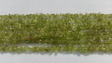 Peridot Chips shape , Length of Necklace 35" . Green Apatite smooth chips .